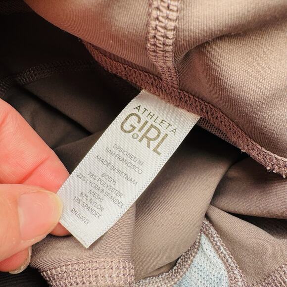 Athleta Girl Purple Leggings Girls Size L - Picture 7 of 8